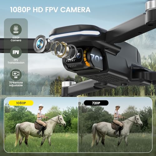 Holy Stone HS280D FPV Drone with 1080P HD Camera for Beginners J6296