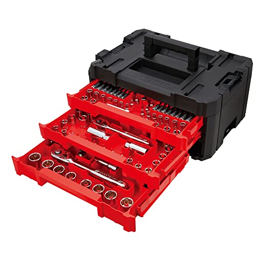 Craftsman 262-Piece Mechanic Tool Set with 3-Drawer VERSASTACK Tool Box, SAE/Metric W740
