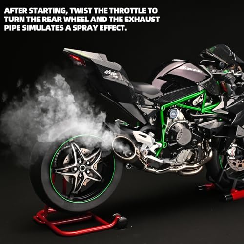 Die Cast Motorcycle 1:6 Scale Kawasaki H2R Alloy Racing Model L8357