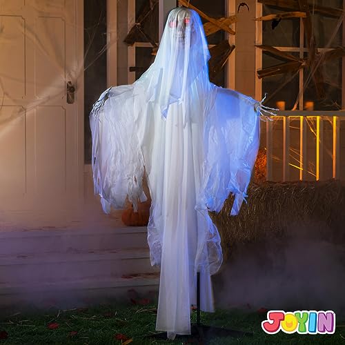 JOYIN 65" Halloween Animatronics Ghost Decor with Sound for Outdoor T10357