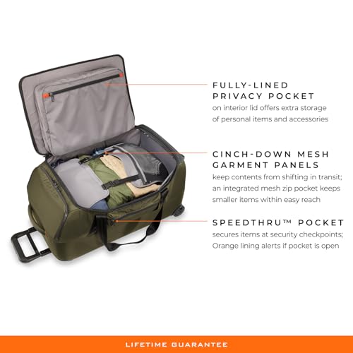 Briggs & Riley Travel Duffel Bag - Weekender Overnight Softside Luggage R6032