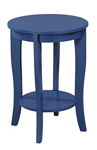 American Heritage Round End Table, Black U219