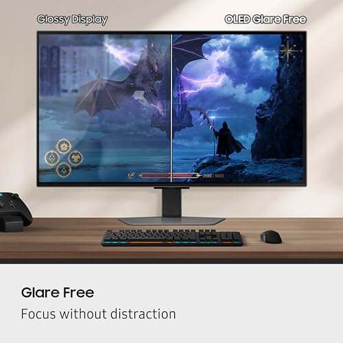SAMSUNG 27-inch Odyssey QD-OLED G8 (G81SF) 4K 240Hz Gaming Monitor R143438