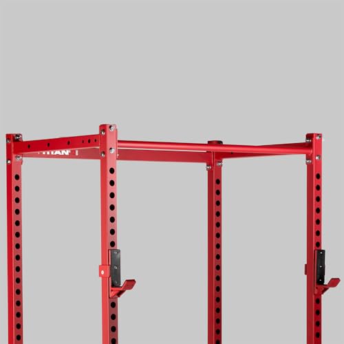 Titan Fitness T-2 Series Short Power Rack with Pull Up Bar and Safeties for Home Gym L283014