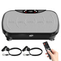 Vibration Plate Exercise Machine for Full Body Workout with Resistance Bands O9405