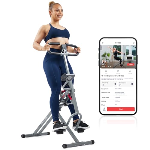 Sunny Health & Fitness Row-N-Ride PRO Full Body Squat Machine G774529