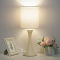 Dimmable Bedside Lamp with Touch Control, Beige Shade, LED Bulb Included S148