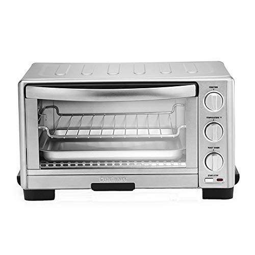 Cuisinart TOB-1010 Toaster Oven Broiler, 7.87"D x 15.86"W x 11.77"H , Stainless Steel