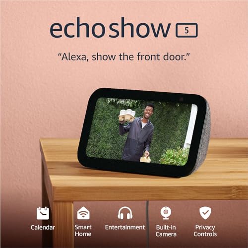 Amazon Echo Show 5 Smart Display, Charcoal E712