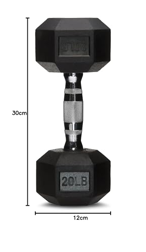 Amazon Basics Rubber Hex Dumbbell K648924