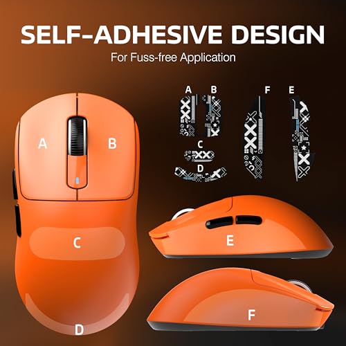 ATTACK SHARK X3 Wireless Gaming Mouse, 49g Ergonomic, PAW3395 26K DPI, White C238377