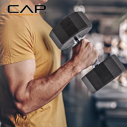 CAP Barbell Dumbbell Set with Rack 150lbs P25267