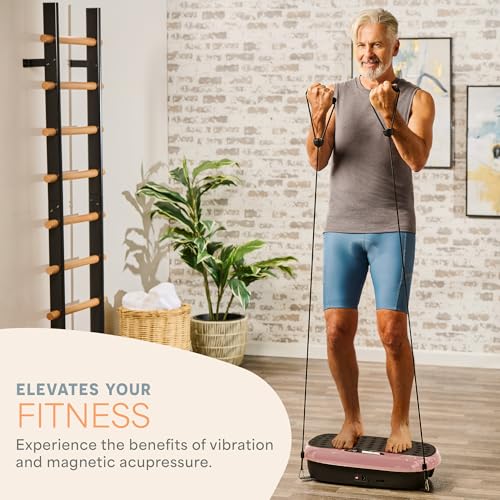 Lifepro Vibration Plate Exercise Machine with Magnetic Acupoints for Full Body Fitness P3479