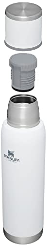 Stanley Adventure-To-Go Vacuum Bottle 25 oz Wide Mouth Insulated Stainless Steel Thermos, Blue Glow D5617