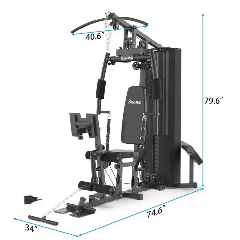 SincMill Home Gym Multifunctional Full Body Workout Equipment R3258
