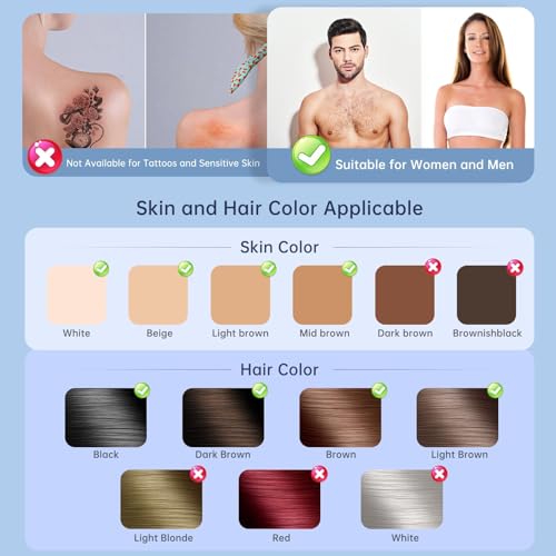 Ubroo IPL Laser Hair Removal Device with 5℃ Ice Cooling for Women Men C227628