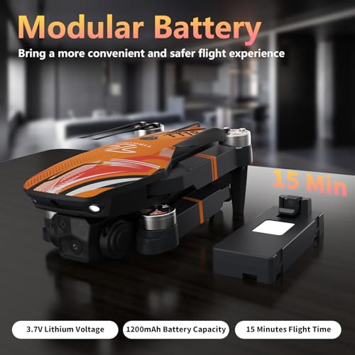 TT19 Drone with 1080P Camera for Adults, Foldable Quadcopter, Green E552