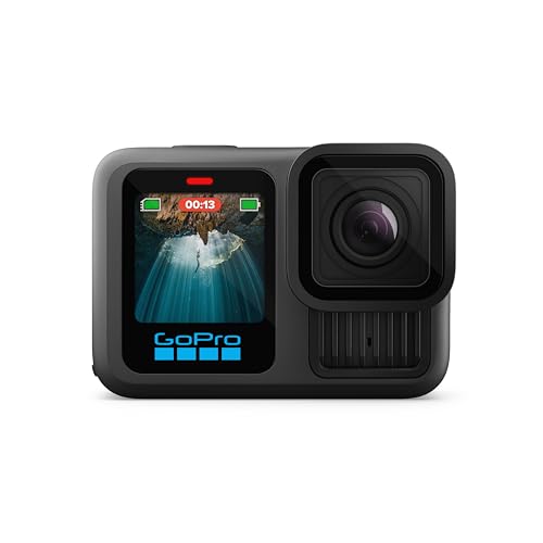 GoPro HERO13 Black Accessory Bundle with Handler, Batteries, Mounts, and Case M27766