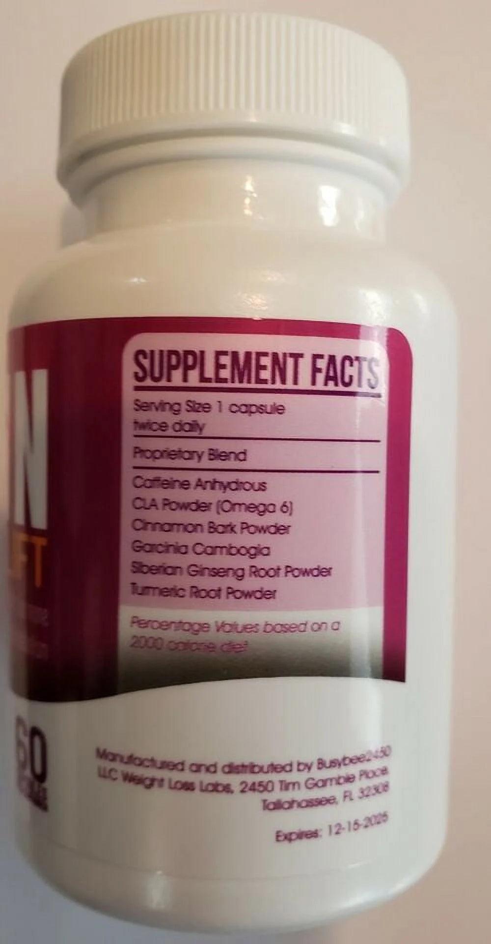 Diet Pills Appetite Suppressant 60 Capsules W594
