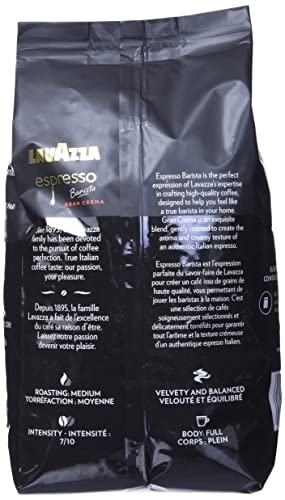 Lavazza Espresso Barista Gran Crema Whole Bean Coffee, Medium Roast, 2.2 lb Bag P593134