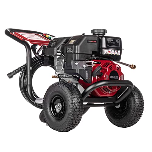 Simpson Cleaning 3400 PSI Gas Pressure Washer, 2.5 GPM, CRX Engine, 25-Foot Hose K189