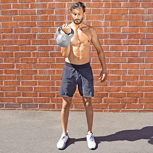 ProsourceFit Vinyl Coated Cast Iron Kettlebells A401