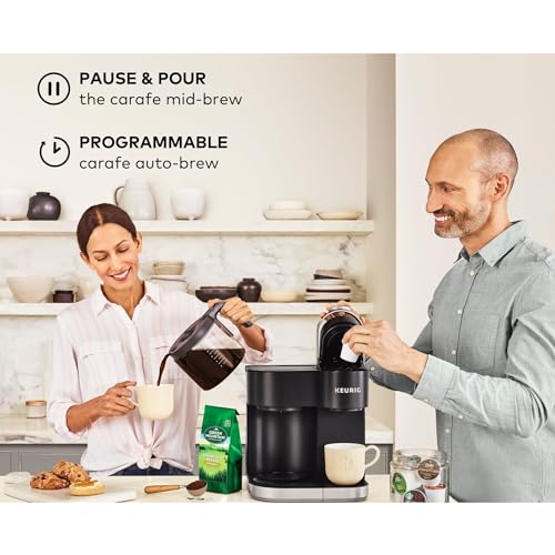 Keurig K-Duo Single Serve K-Cup Pod & Carafe Coffee Maker, Black P8212