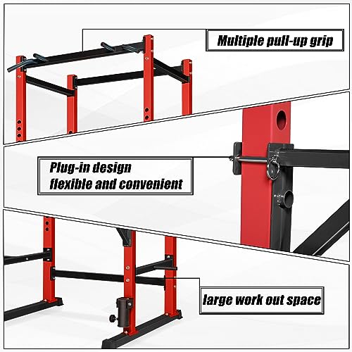 Bongkim Power Rack, Adjustable Squat Stand for Home Gym, 660lb Capacity L49550