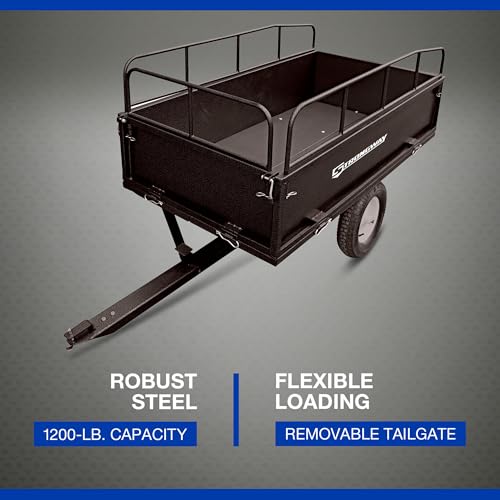 Strongway Steel ATV Trailer 1200-Lb. Capacity C34038