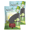 Black Sesame Seeds, 16 Pounds — Raw, Vegan, Kosher — by Food to Live
