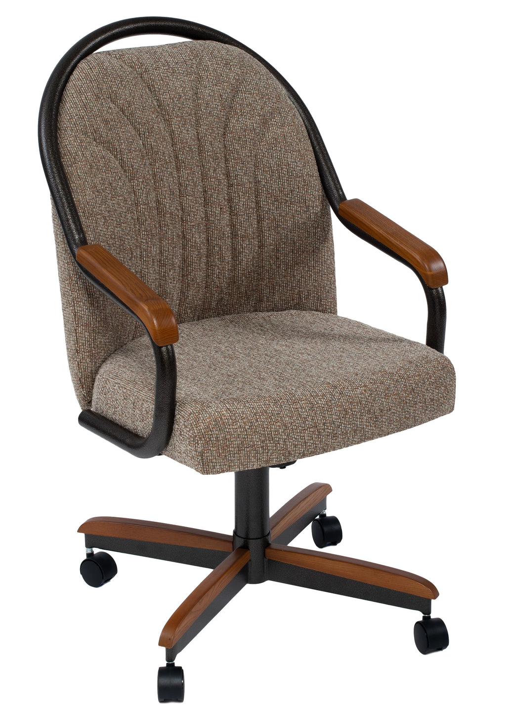 Swivel Casual Dining Chair with Tilt and Casters V914
