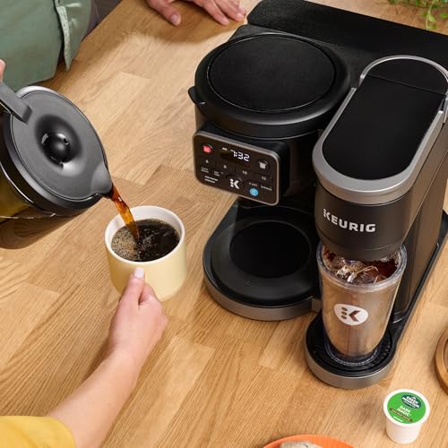 Keurig K-Duo Hot & Iced Single Serve & Carafe Coffee Maker, 72oz Reservoir W9296