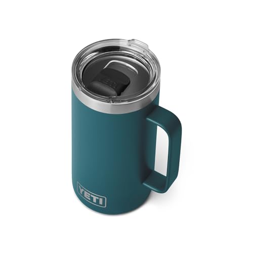 YETI Rambler 24 oz Mug, Stainless Steel, Vacuum Insulated N160