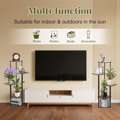 3-Tier Wooden Plant Stand for Indoor Outdoor Flower Pot Display Y623