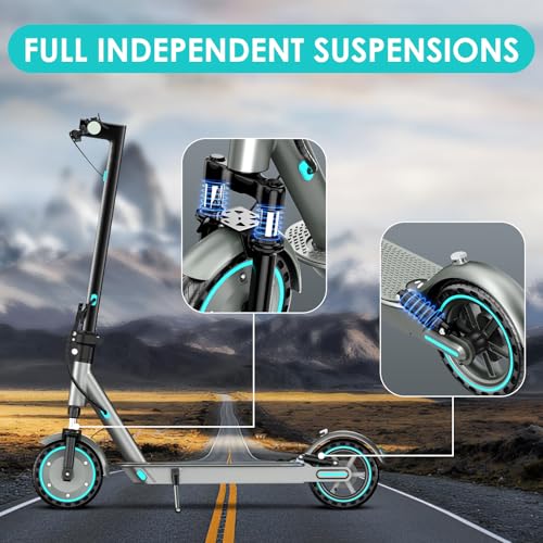 Electric Scooter for Adults, 19Mph, 15/21 Miles Range, Foldable with App Control O825633