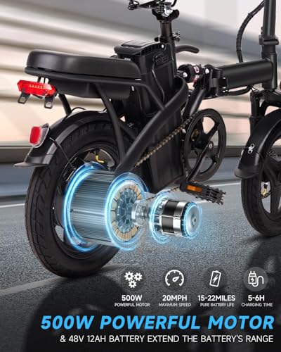 Folding Electric Bike for Adults with Removable Battery P213045
