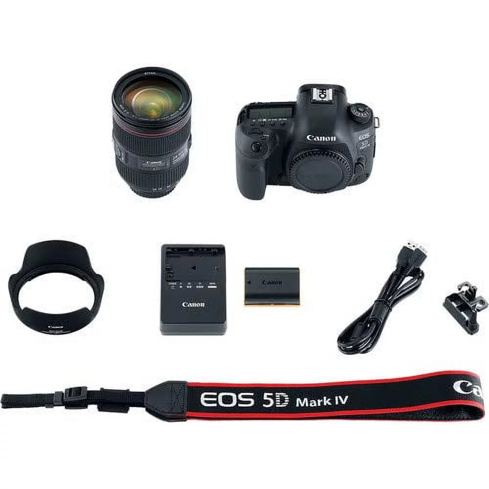 Canon EOS 5D Mark IV DSLR Camera with 24-105mm f/4L II Lens Bundle F83495