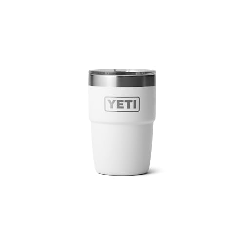 YETI Rambler 8 oz Stackable Cup, Stainless Steel, Vacuum Insulated with MagSlider Lid S120489