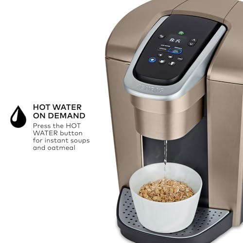 Keurig K-Elite Single Serve K-Cup Pod Coffee Maker, Brushed Silver P23556