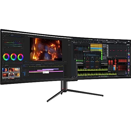 INNOCN 49" Curved Ultrawide Gaming Monitor 120Hz QHD 32:9 E79455