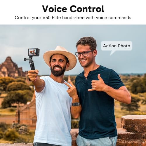 AKASO V50 Elite 4K60fps Action Camera with 128GB MicroSDXC U3 Memory Card Bundle G5217