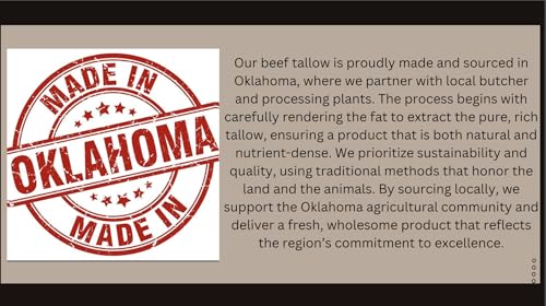 Weldon Family Farms Rendered Beef Tallow for Cooking, Grass Fed, 2 Pack, 16oz Total C474231