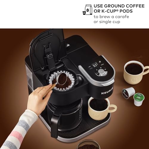 Keurig K-Duo Single Serve K-Cup Pod & Carafe Coffee Maker, Black P8212