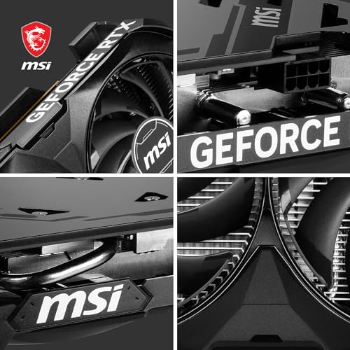MSI GeForce RTX 4060 Ventus 2X Black 8G OC Gaming Graphics Card A74213