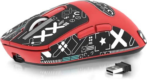 ATTACK SHARK X3 Wireless Gaming Mouse, 49g Ergonomic, PAW3395 26K DPI, White C238377