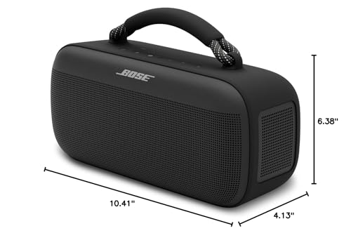 Bose SoundLink Max Portable Bluetooth Speaker, IP67 Waterproof, Black I5107