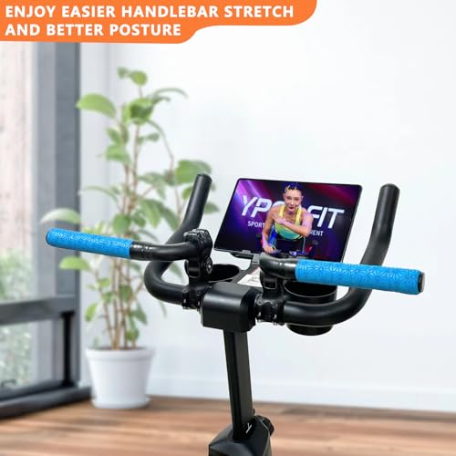 Handlebar Extender for Peloton Indoor Exercise Bikes, Sheep-horn with Black Tapes & Grips F973