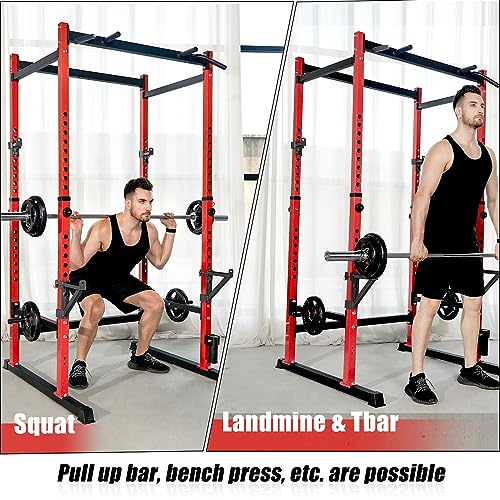 Bongkim Power Rack, Adjustable Squat Stand for Home Gym, 660lb Capacity L49550