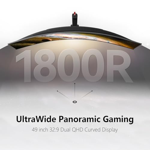 INNOCN 49" Curved Ultrawide Gaming Monitor 120Hz QHD 32:9 E79455