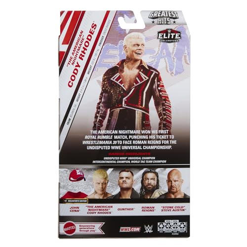 WWE Cody Rhodes Elite Greatest Hits 8 Action Figure N23507